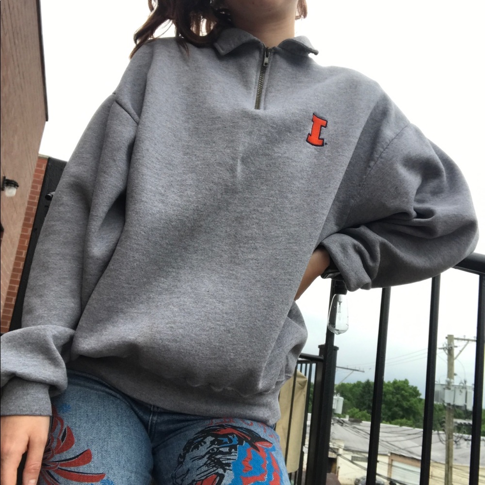 UIUC fleece sweater